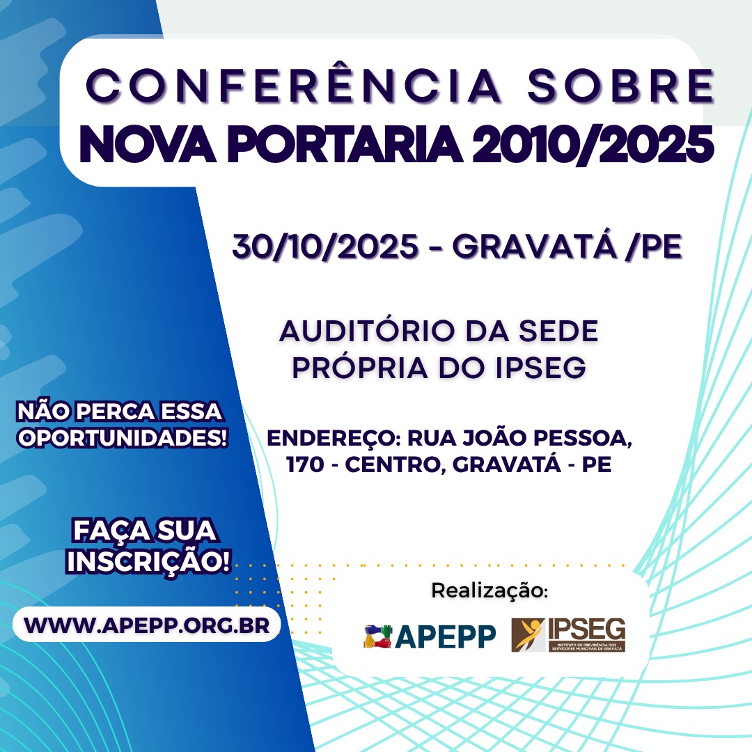 CONFERENCIA SOBRE NOVA PORTARIA 2010-20251